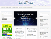 Tablet Screenshot of institutotelecom.com.br